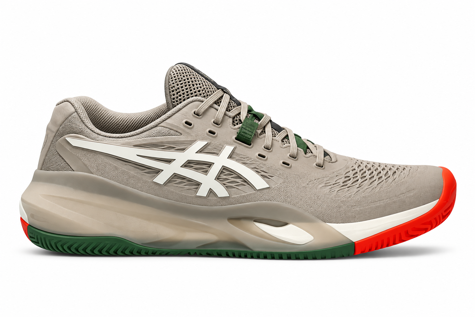 Tênis ASICS Masculino Clay Gel Resolution X Marrom